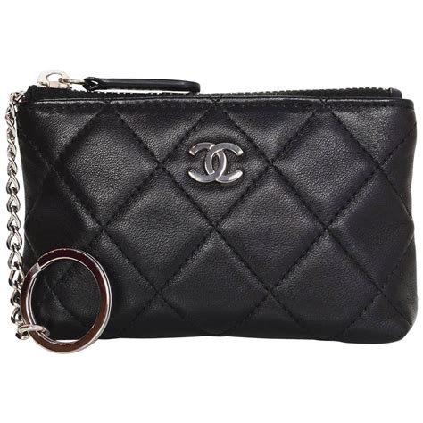 chanel handbag keyring|chanel keychain pouch.